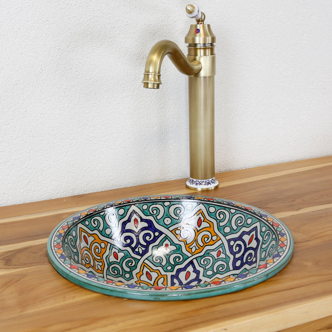 Lavabo pequeño redondo