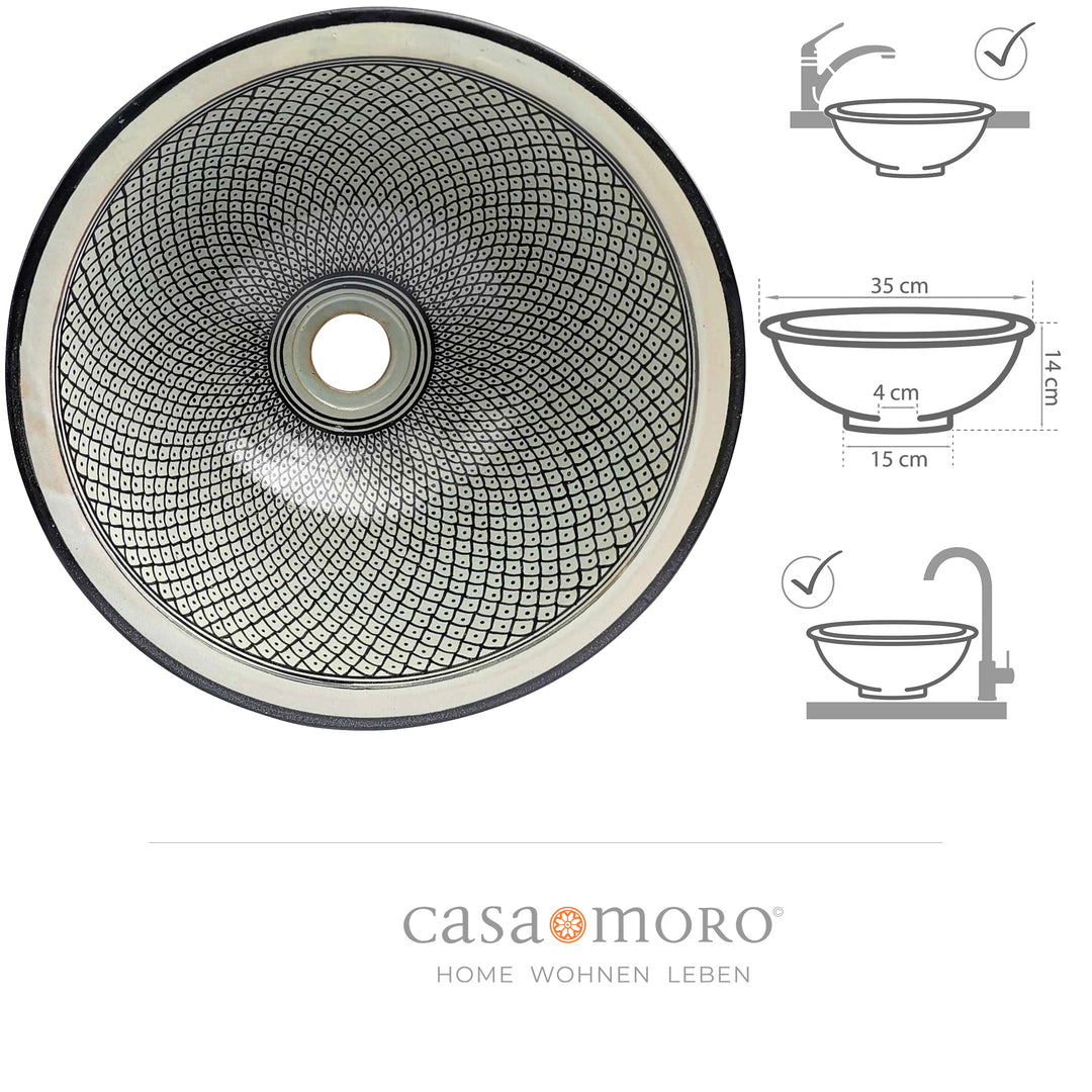 Lavabo negro
