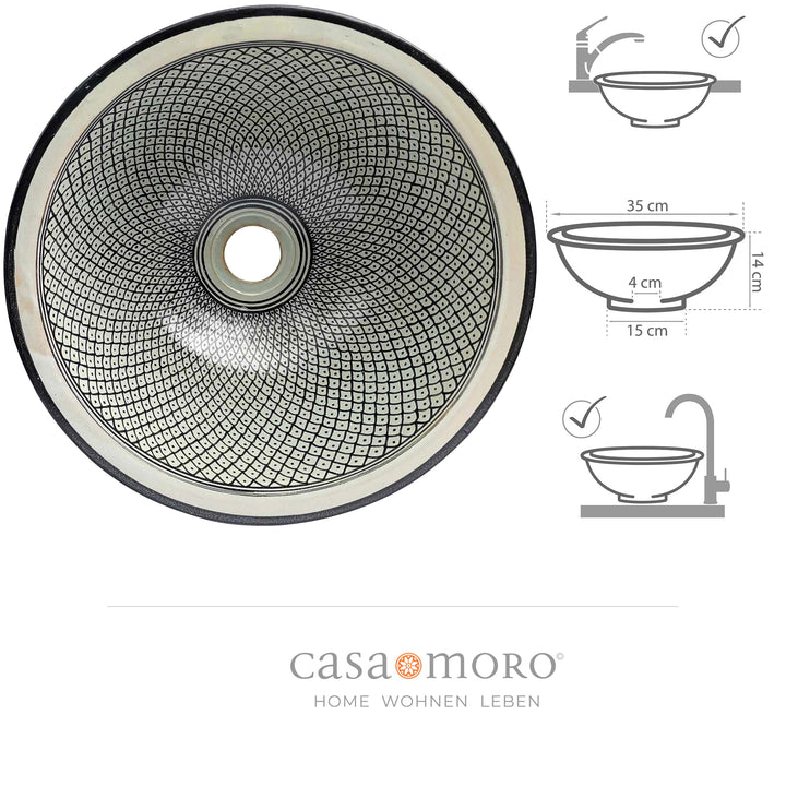 Lavabo negro