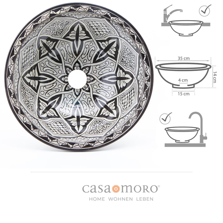 Lavabo negro