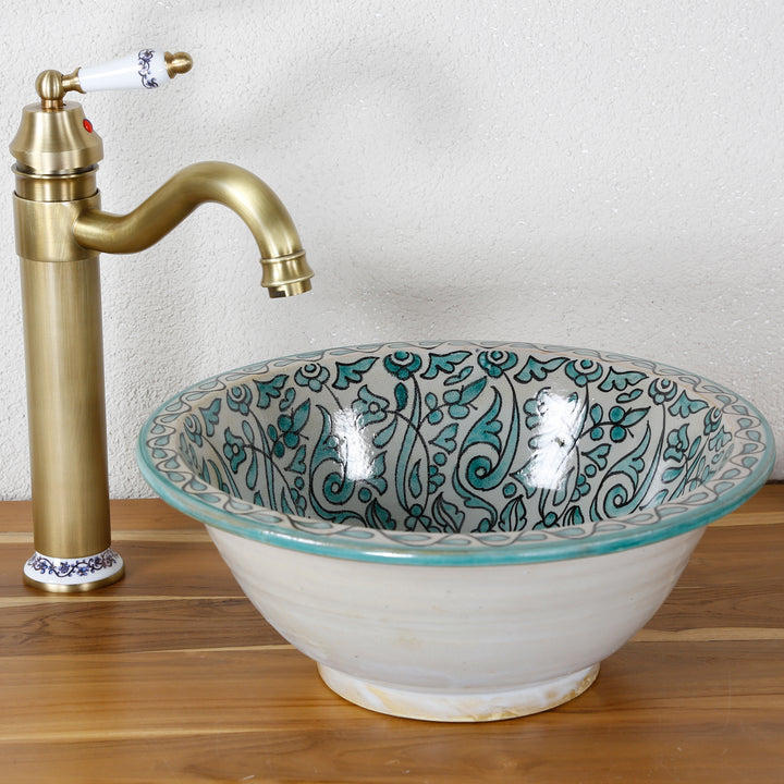 Lavabo sin orificio para grifo