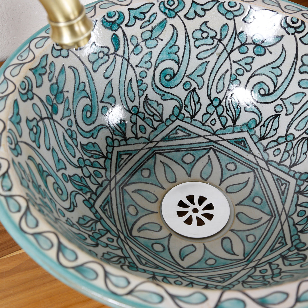 Lavabo sin orificio para grifo