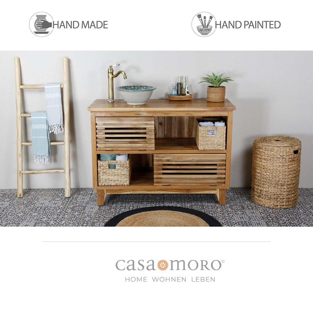 Lavabo sin orificio para grifo