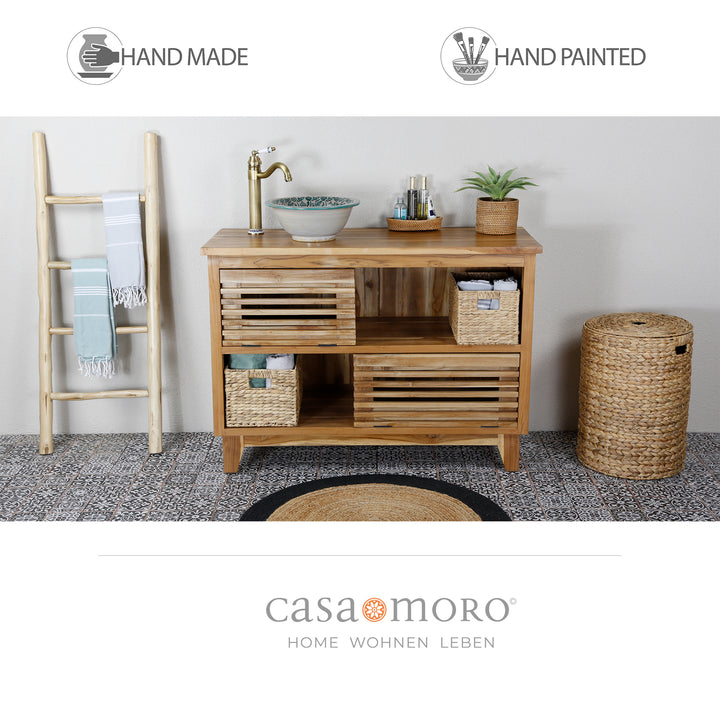 Lavabo sin orificio para grifo