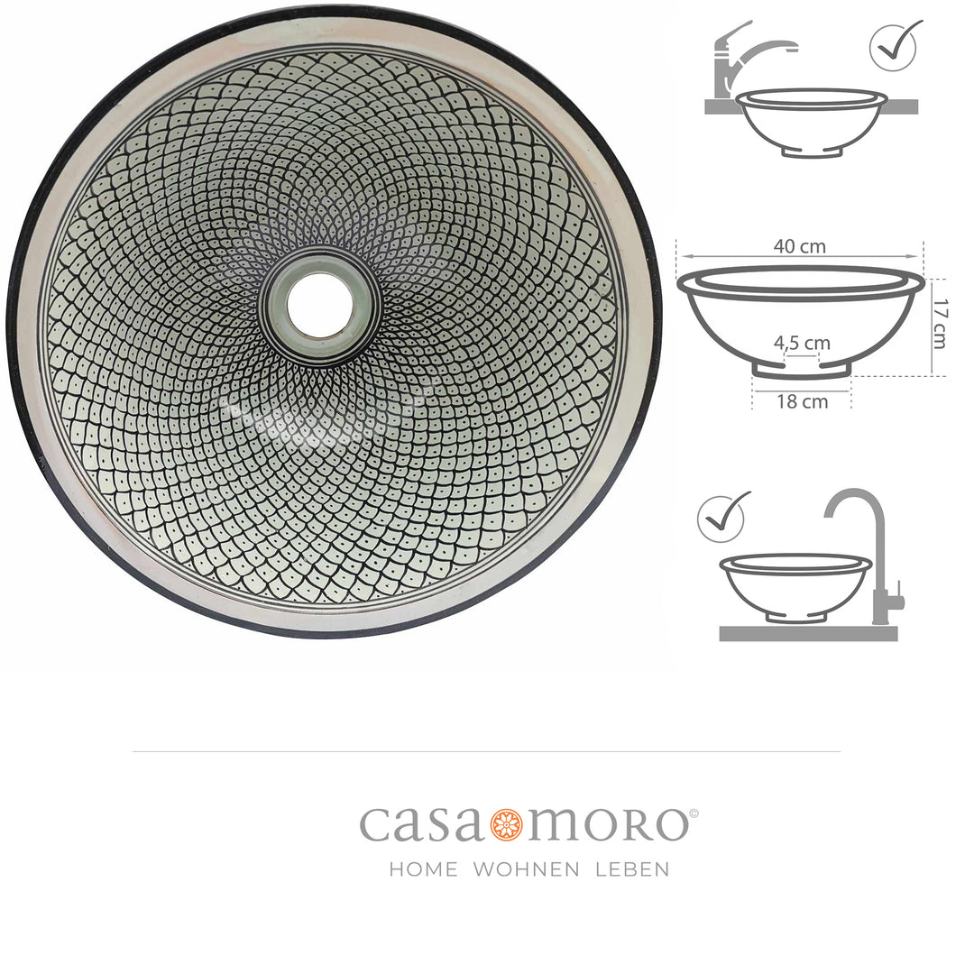Lavabo negro