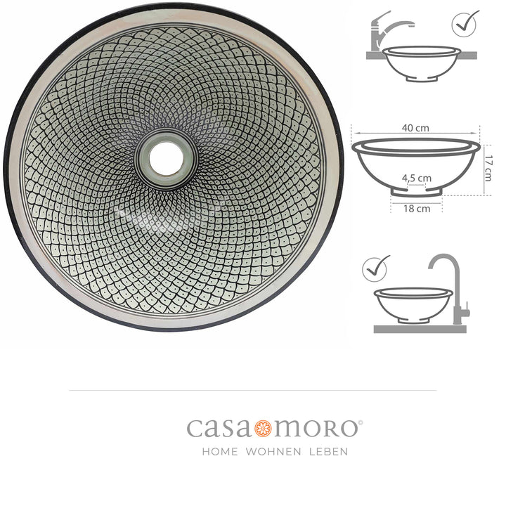 Lavabo negro