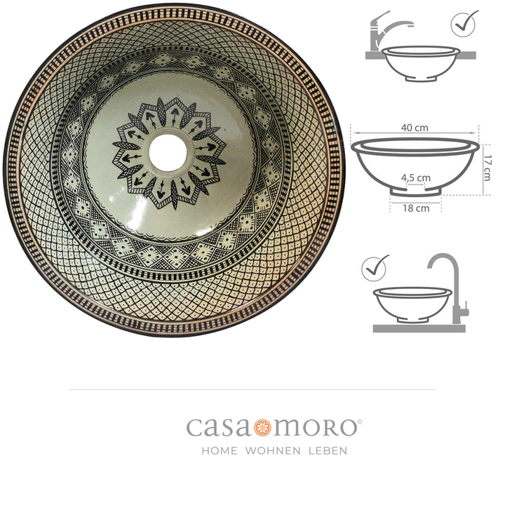 Lavabo negro