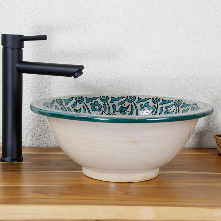 Lavabo sin orificio para grifo