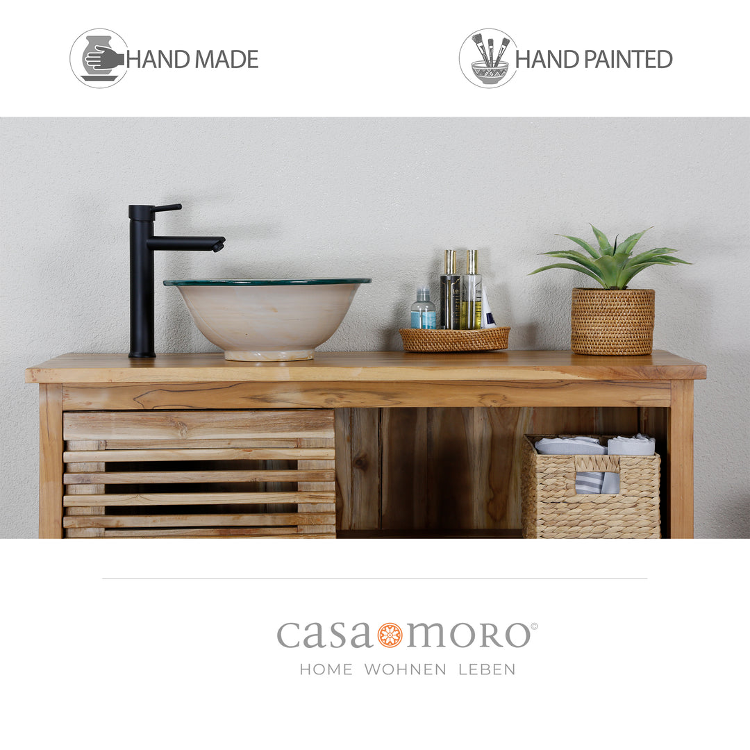 Lavabo sin orificio para grifo