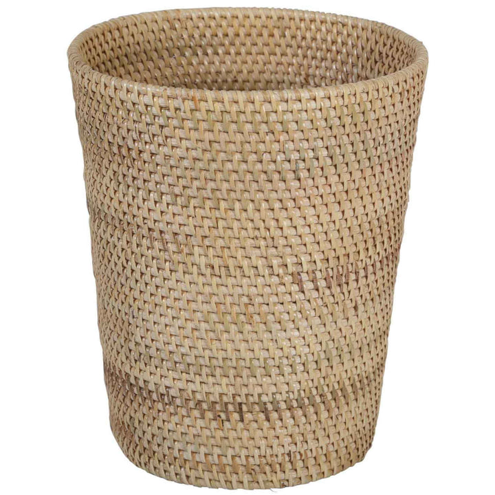 Papelera de mimbre Nila natural