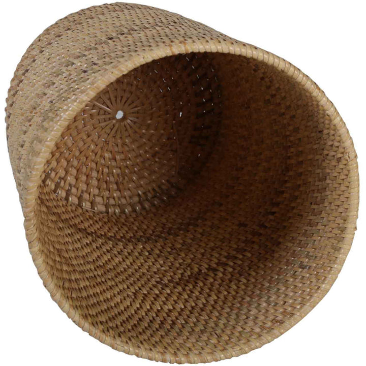 Papelera de mimbre Nila natural