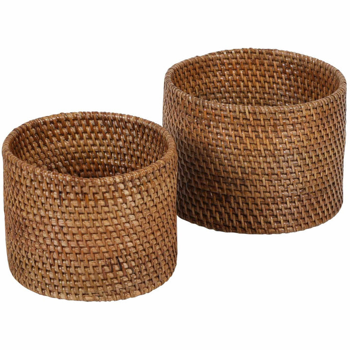 Cesta para cubiertos Lilia Marrón claro