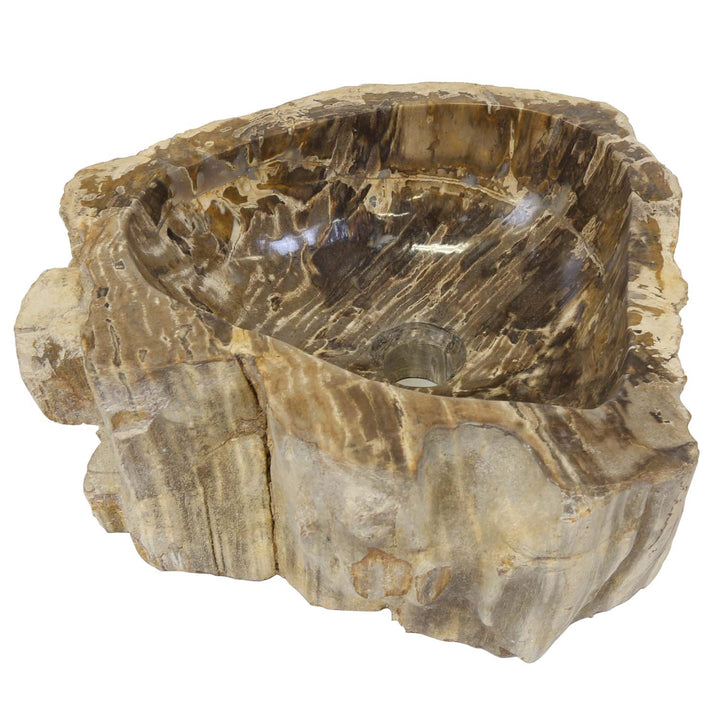 Lavabo de madera fósil Sina