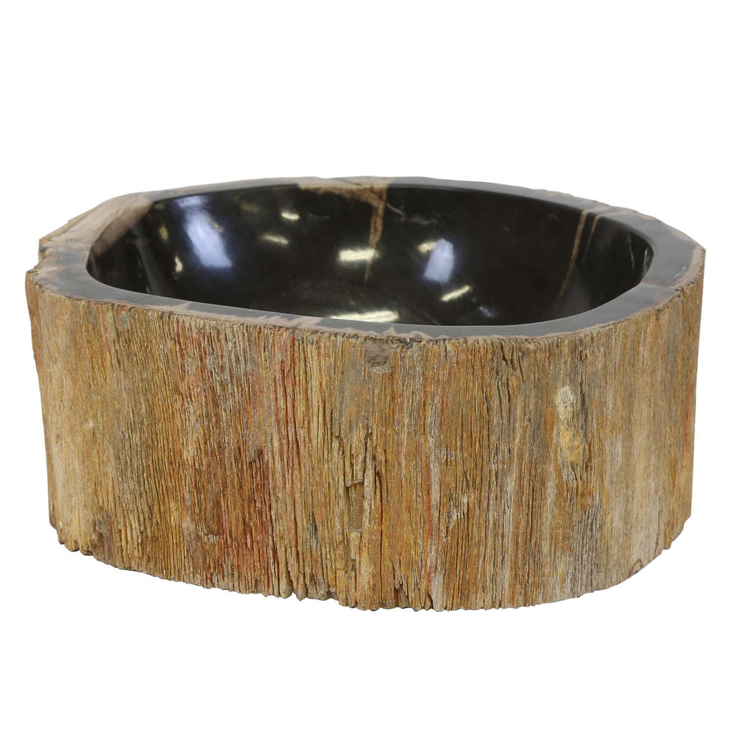 Lavabo de madera fósil Olivia