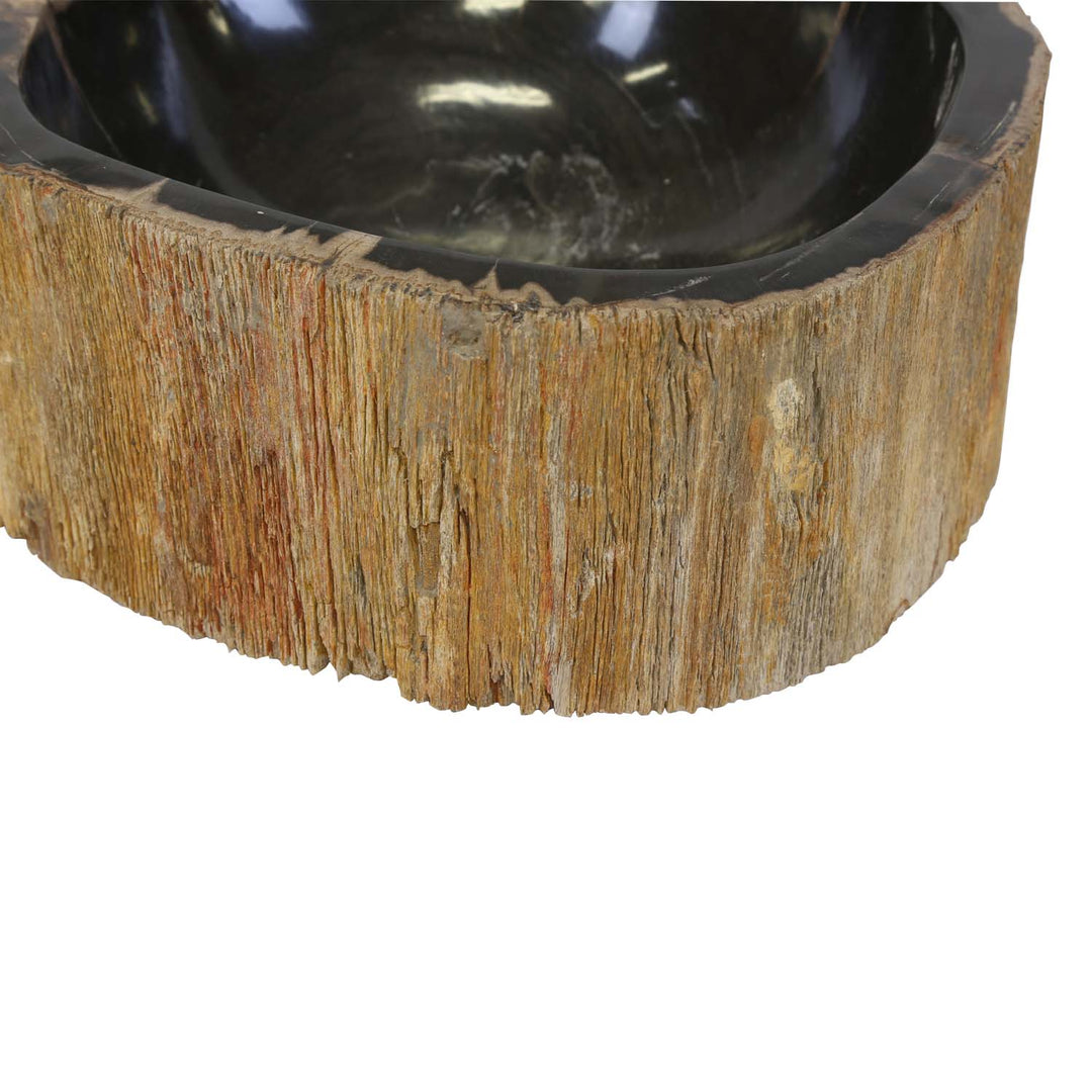 Lavabo de madera fósil Olivia
