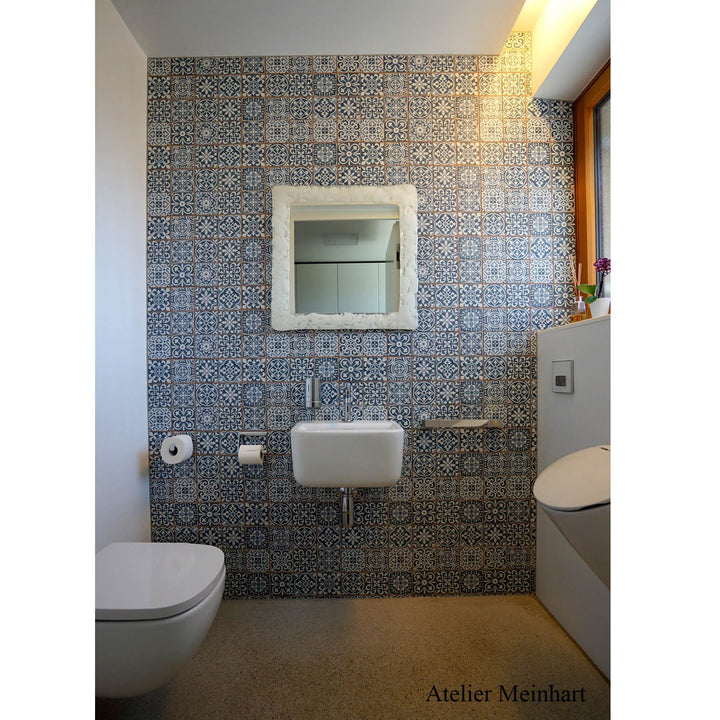 Azulejos marroquíes Rahel azul patchwork