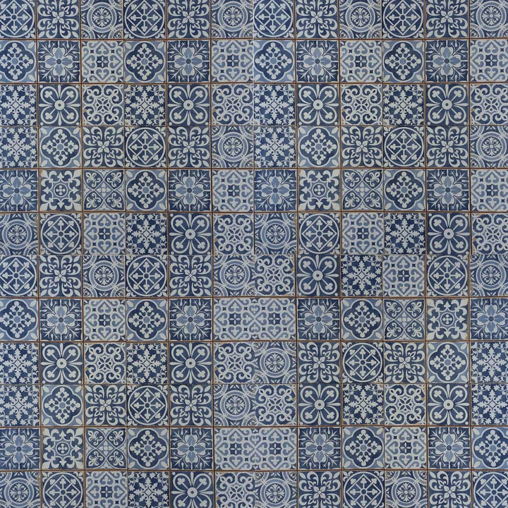 Azulejos marroquíes Rahel azul patchwork