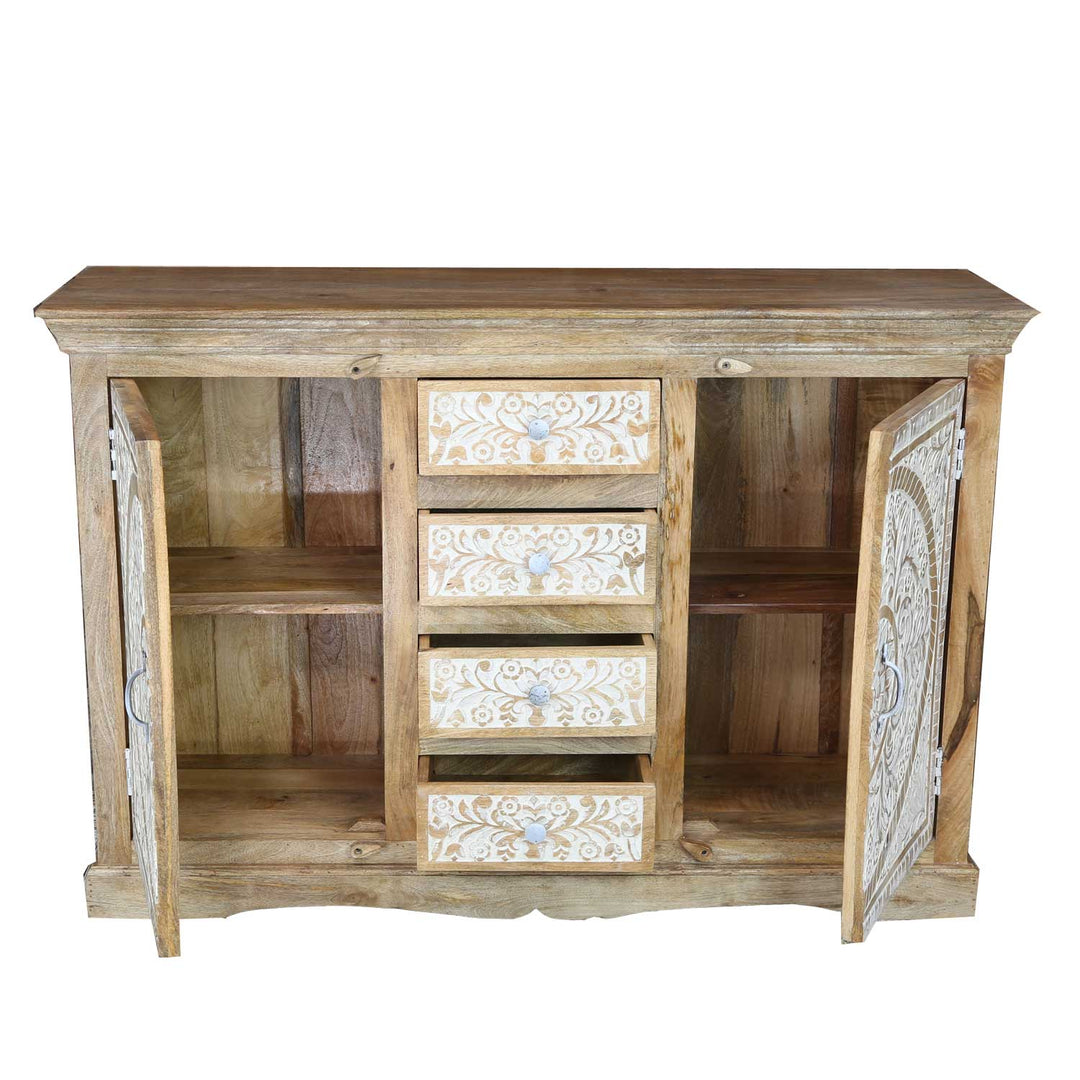Cómoda marroquí de madera Harnur