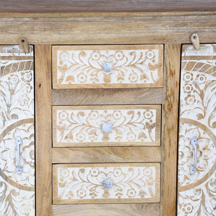 Cómoda marroquí de madera Harnur