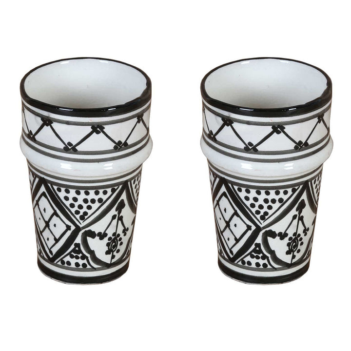 Juego de 2 tazas de cerámica marroquí «Sakina»