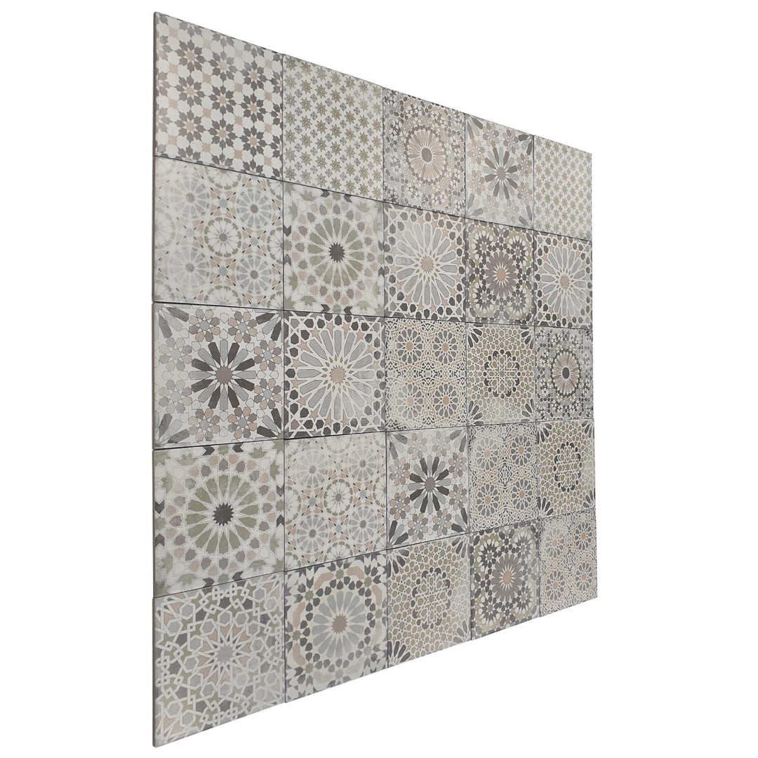 Azulejos patchwork marroquíes arabescos