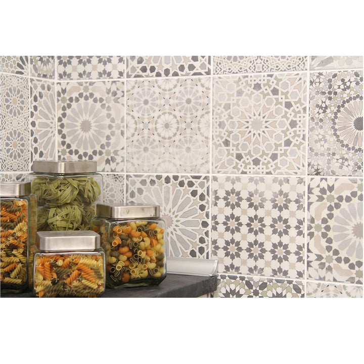 Azulejos patchwork marroquíes arabescos