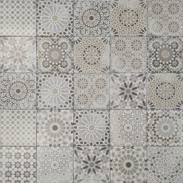 Azulejos patchwork marroquíes arabescos