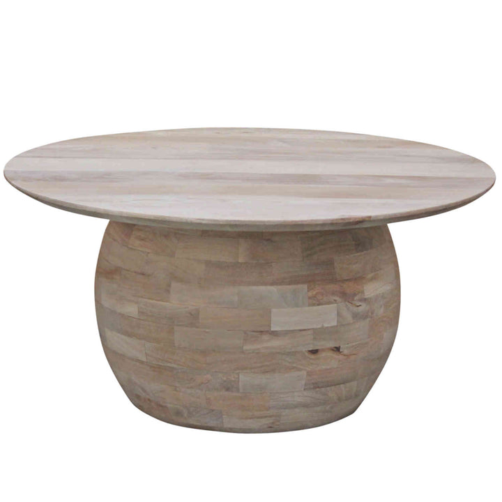 Mesa de centro de madera maciza Hajar