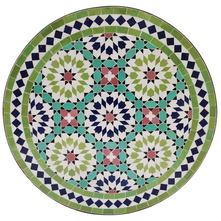 Mesa mosaico D60 Ankabut verde