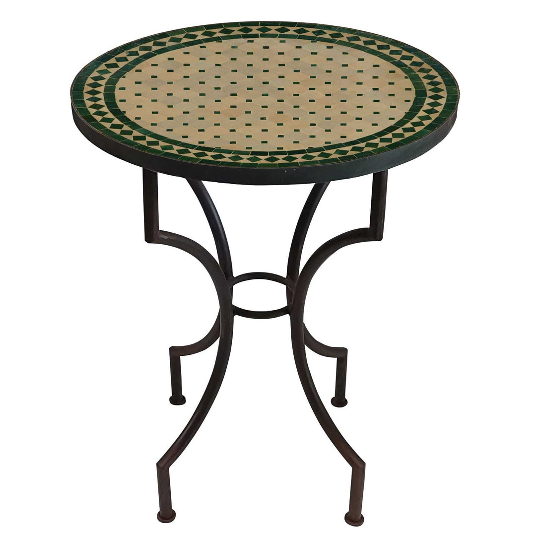 Mesa de terraza 60 cm, mesa mosaico