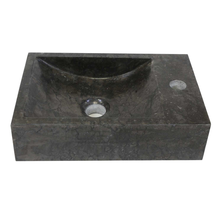 Lavabo de mármol Cecilia Negro