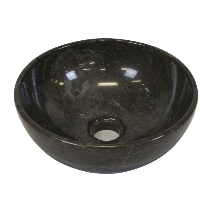 Lavabo de mármol Tiara Negro