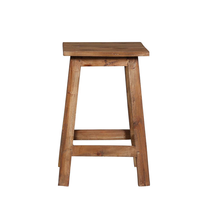 Taburete de madera de teca Remo