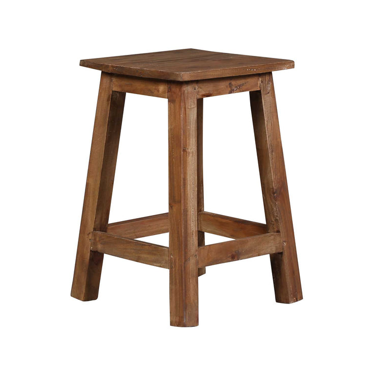 Taburete de madera de teca Remo
