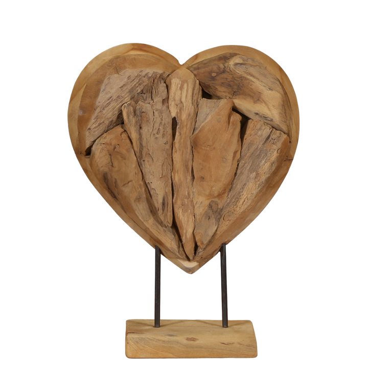 Escultura de corazón Malina