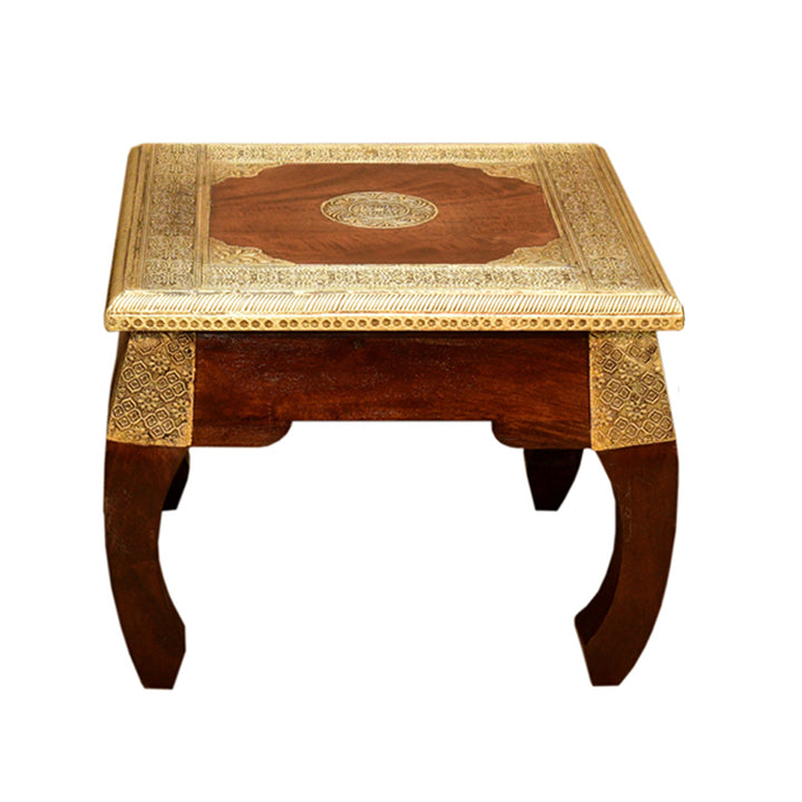 Mesa oriental de opio, latón S