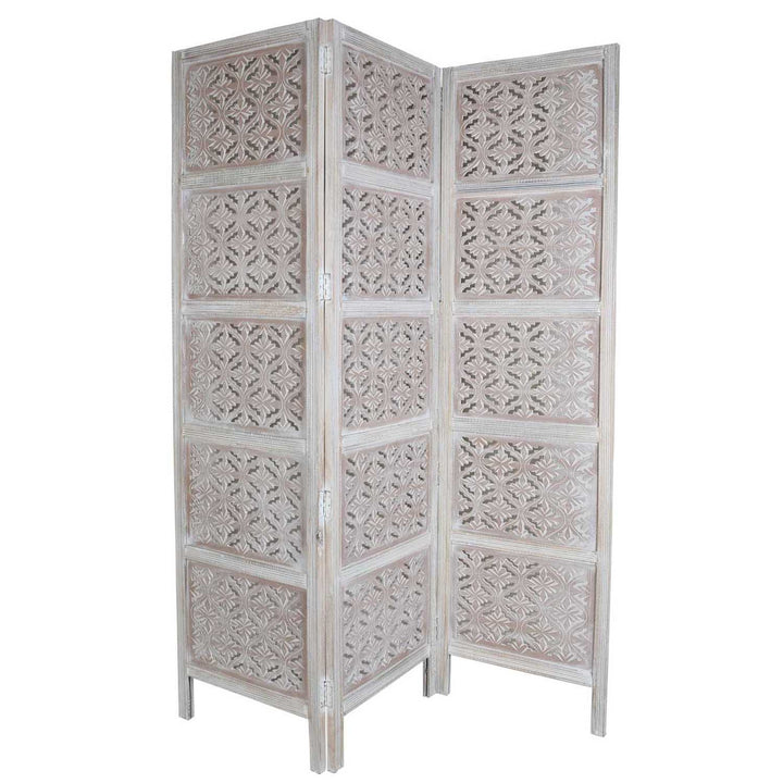 Biombo oriental de madera Jinan