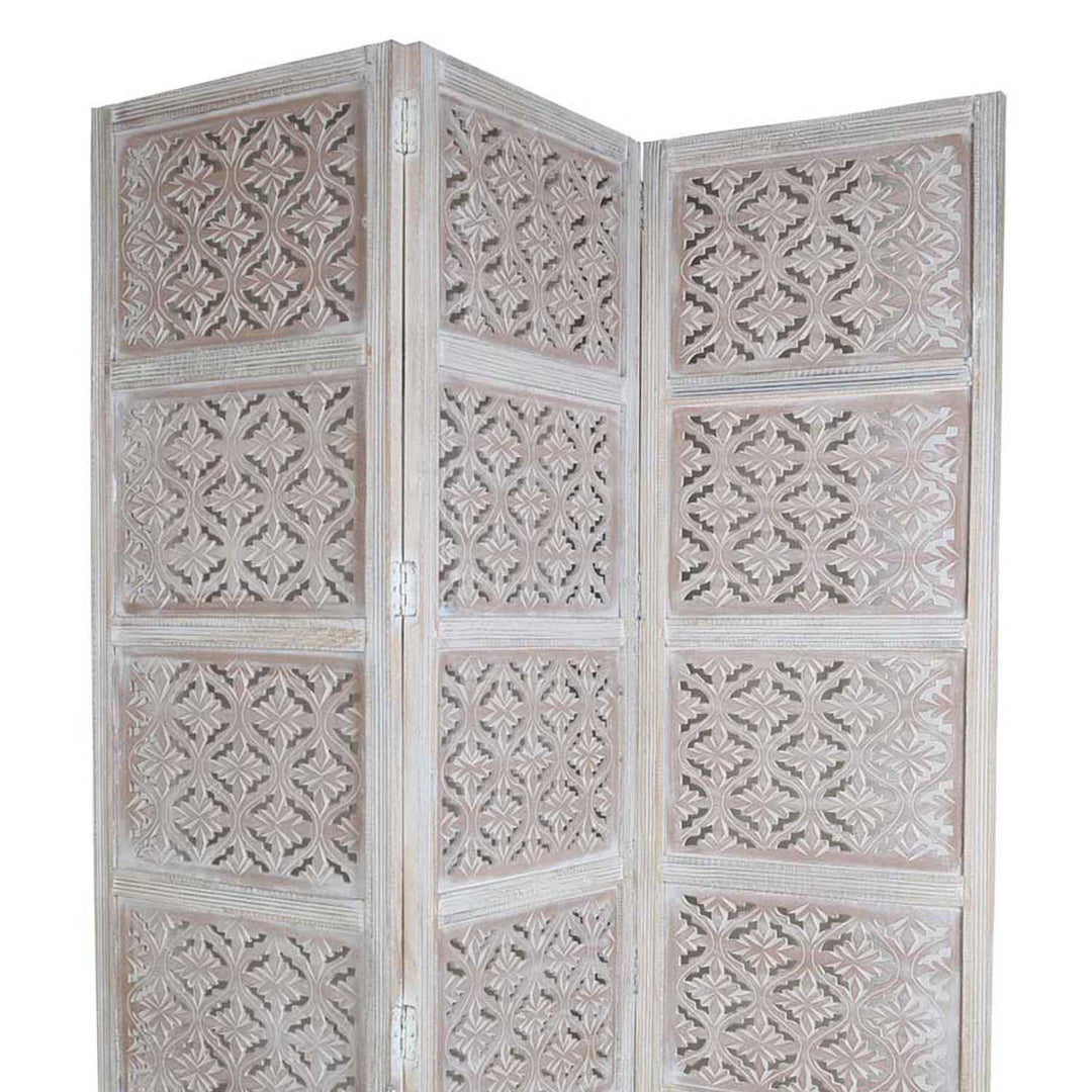 Biombo oriental de madera Jinan