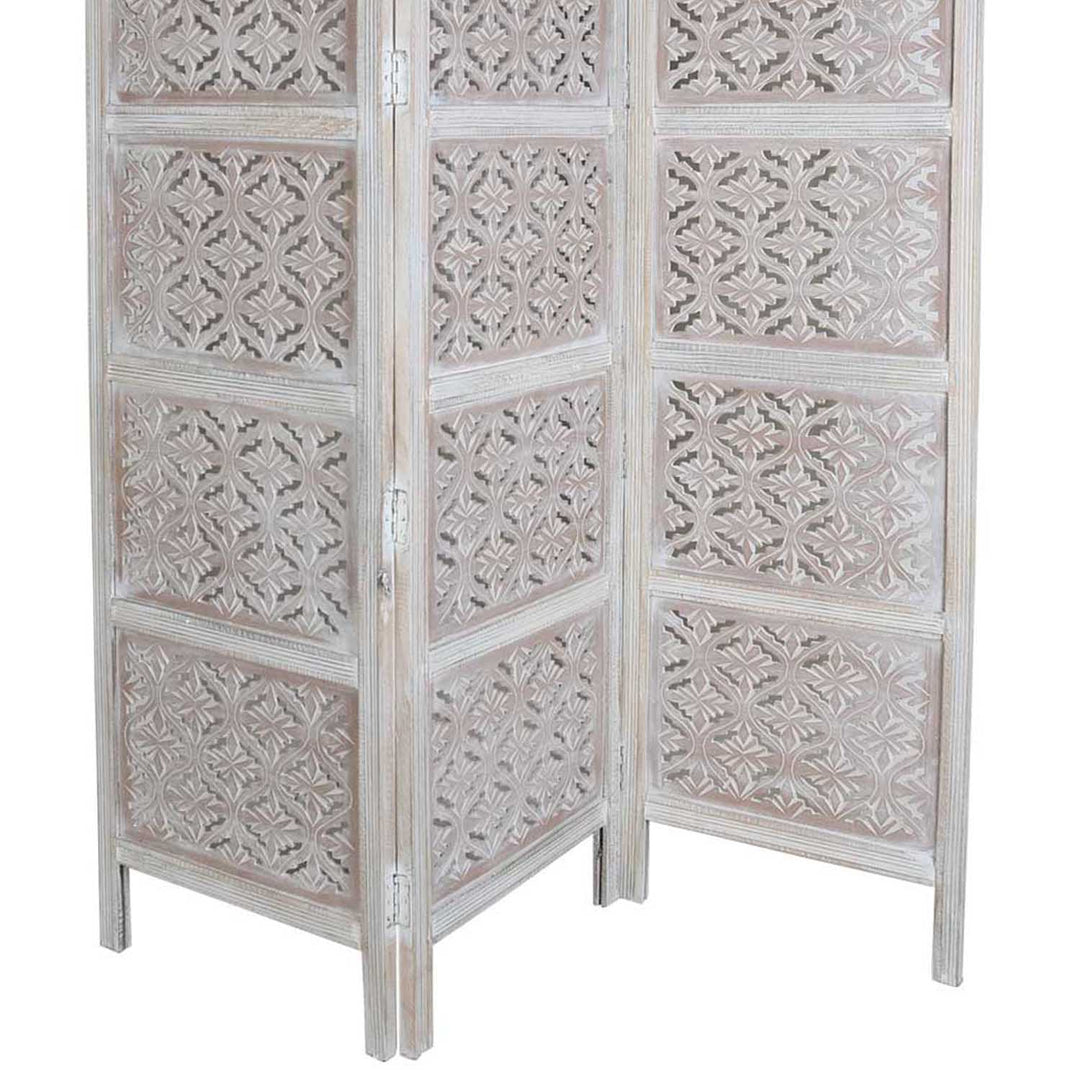 Biombo oriental de madera Jinan