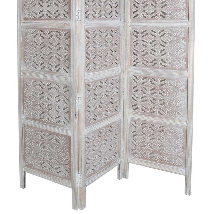 Biombo oriental de madera Jinan