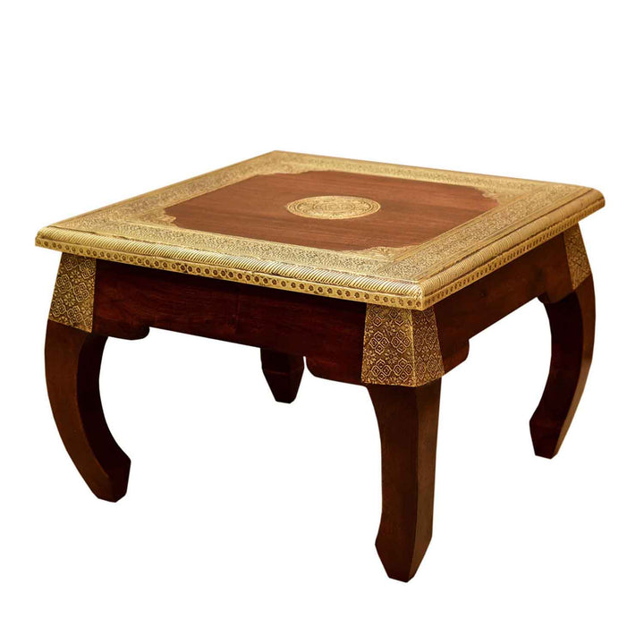 Mesa oriental para opio, latón M