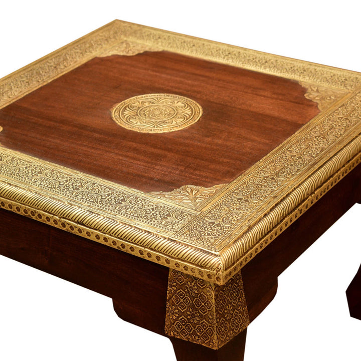 Mesa oriental para opio, latón M