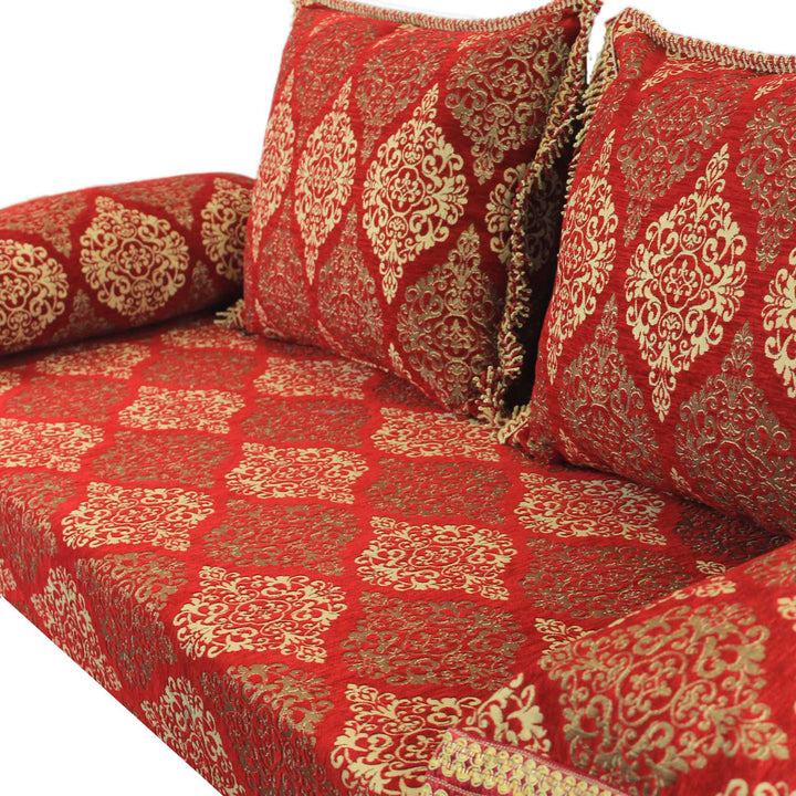 Sofá oriental Salma rojo 15