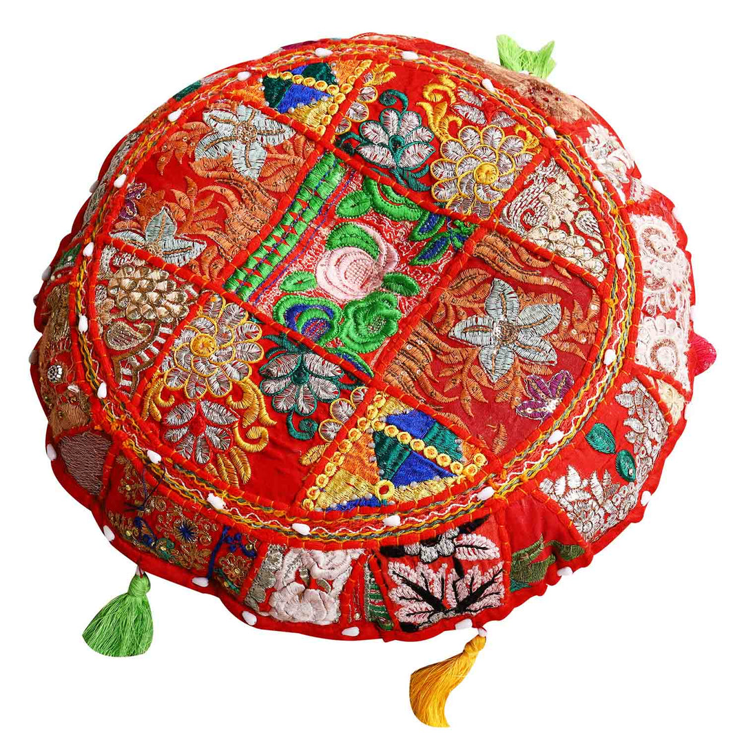 Cojín de yoga patchwork Lali mediano