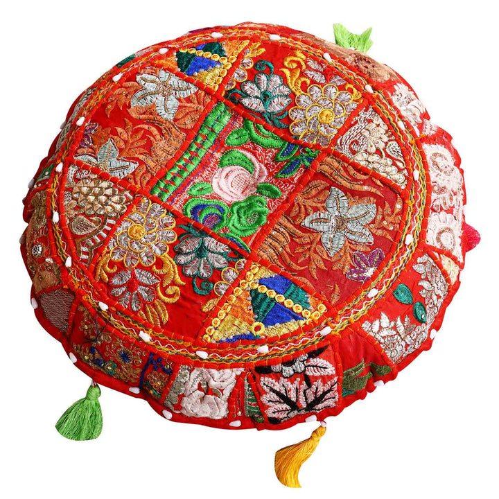 Cojín de yoga patchwork Lali mediano