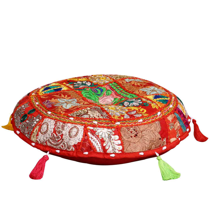 Cojín de yoga patchwork Lali mediano
