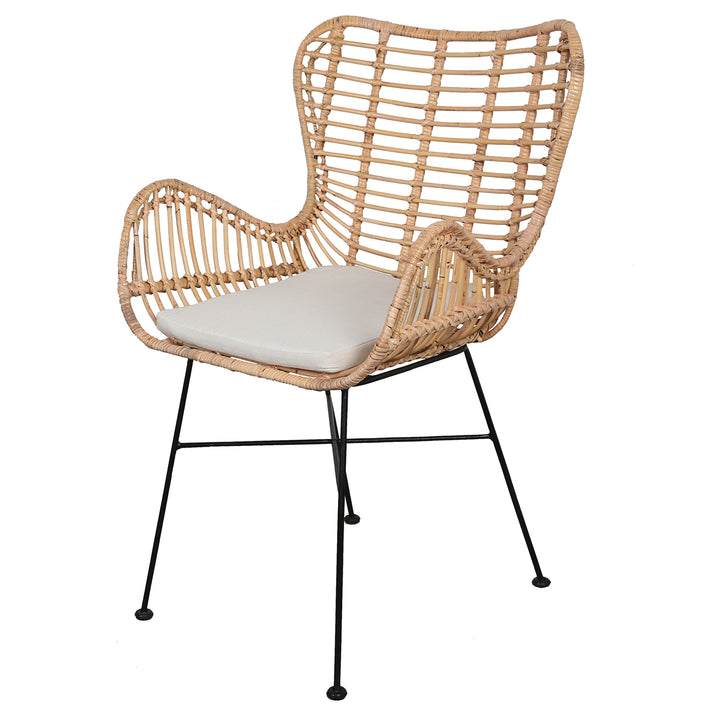 Sillón de ratán Monia