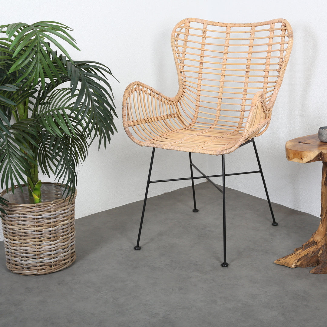 Sillón de ratán Monia