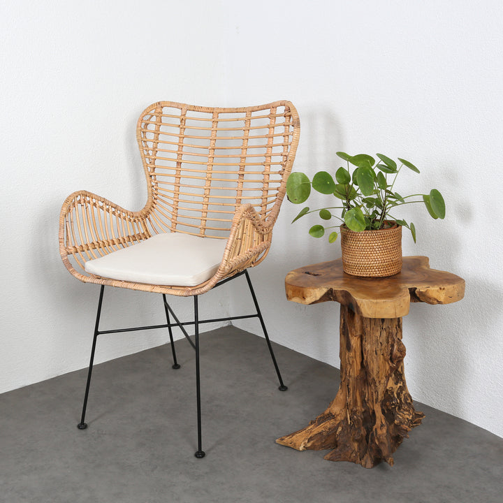 Sillón de ratán Monia