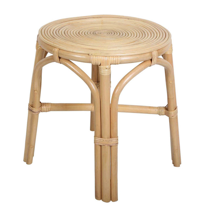 Mesa auxiliar de ratán Deria